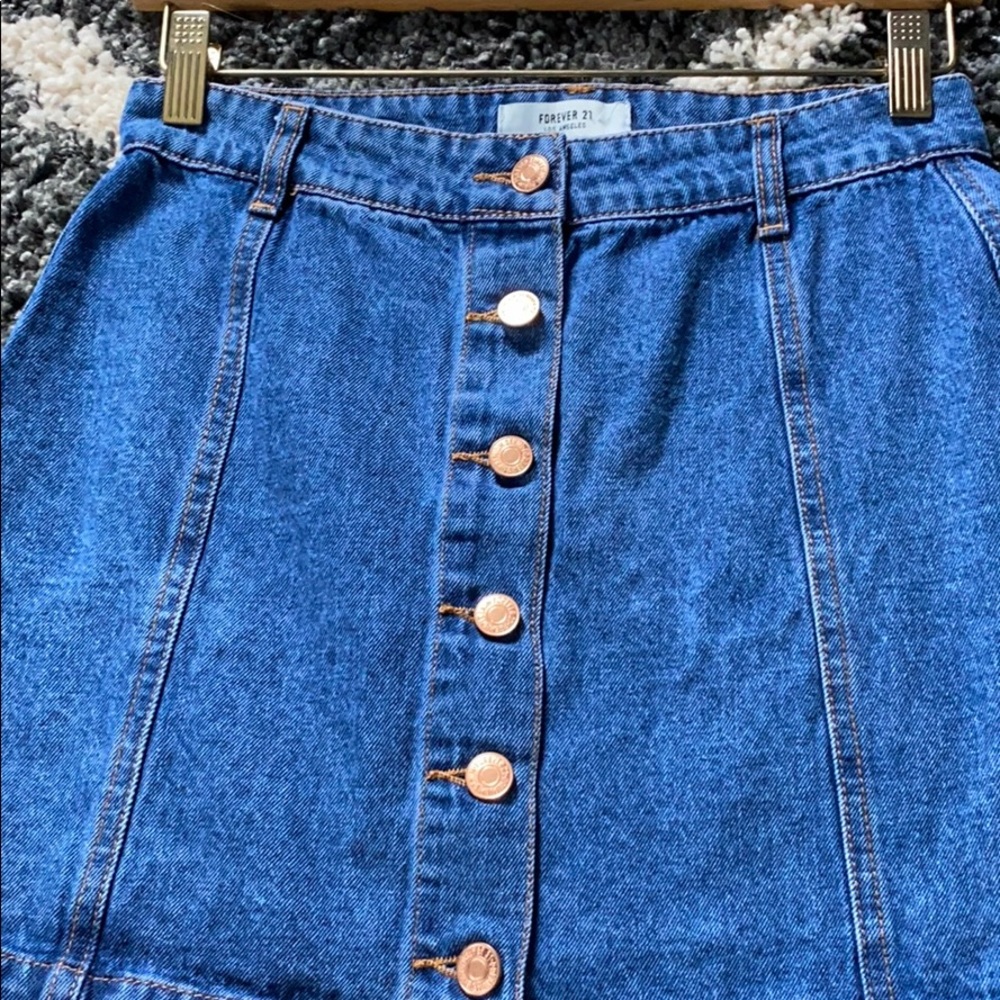 FOREVER 21 JEAN SKIRT